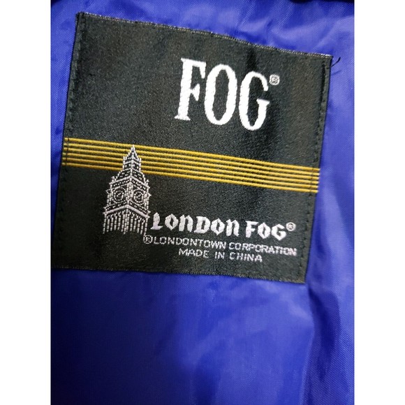 London Fog Mens L Regular Green Lined Thinsulate Hooded Jacket Coat - Picture 10 of 11